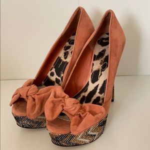 Jessica Simpson Peep toe Studded Platforms